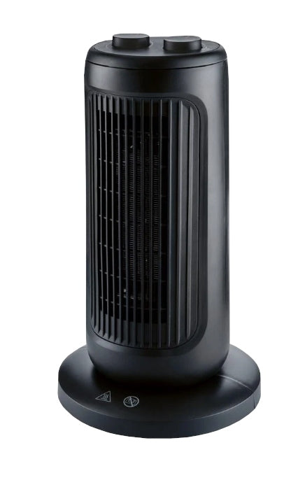 SilverCrest Tower fan with temperature control 15-40°C black