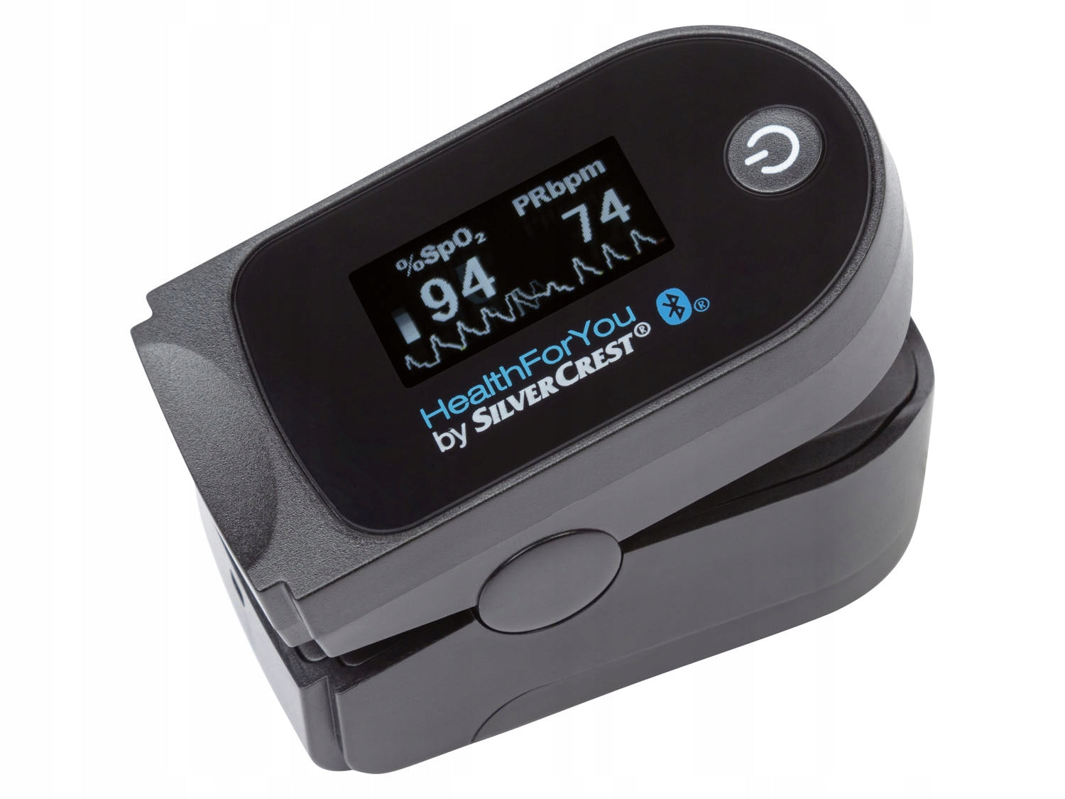 Silvercrest pulse oximeter with bluetooth app