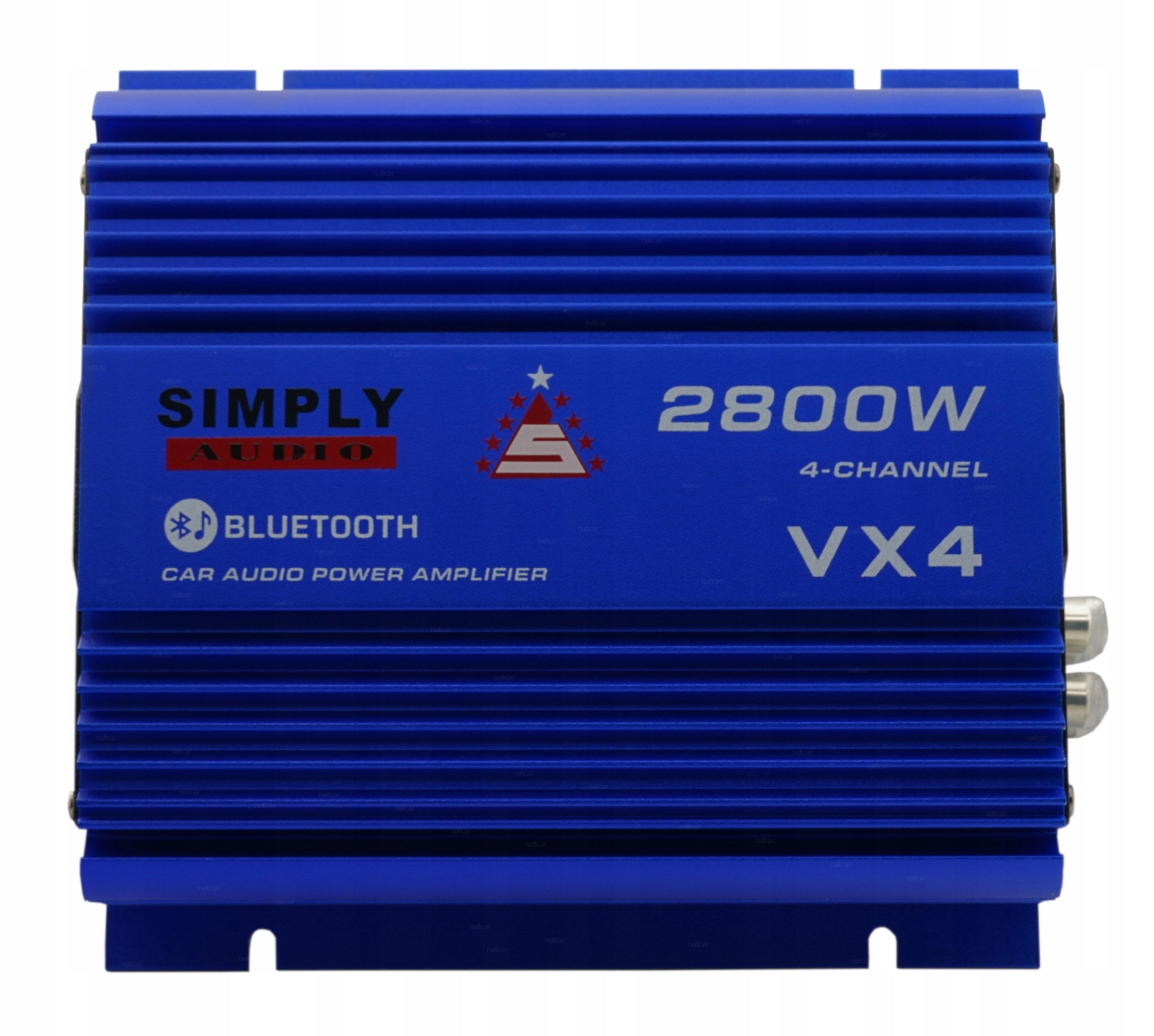 Simply Audio VX4 car amplifier 4 channels USB SD Bluetooth + Remote control