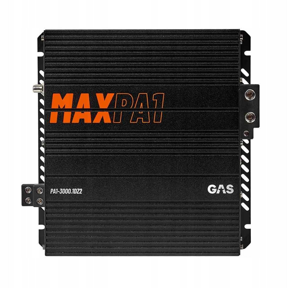Single Channel Car Amplifier Powerful 3000W RMS 2 Ohm Monoblock GAS MAX Manufacturer code MAXPA130001DZ2