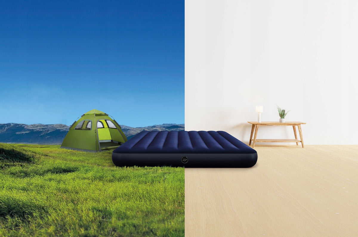 Single Inflatable Mattress 203 x 152 x 25 cm Velour Garnet Intex 64759 Manufacturer code 64759
