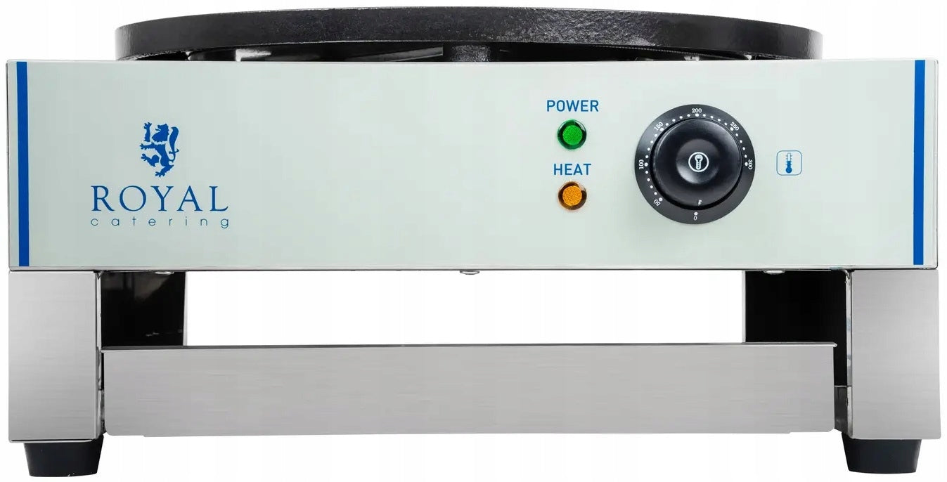 Single electric pancake maker 40 cm 3000 W Royal Catering RCEC-3000-E Packaging status original