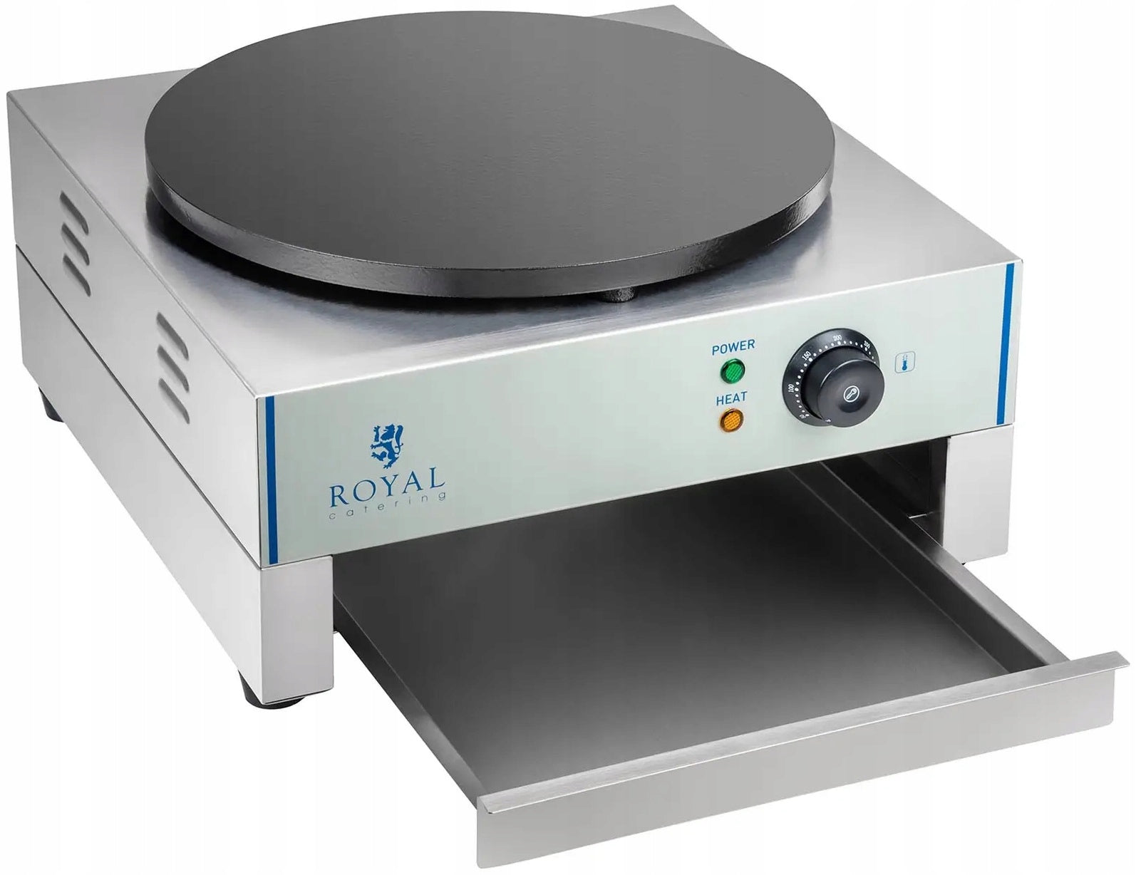 Single electric pancake maker 40 cm 3000 W Royal Catering RCEC-3000-E Power rating 3000 W