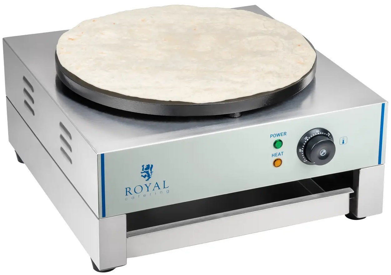 Single electric pancake maker 40 cm 3000 W Royal Catering RCEC-3000-E