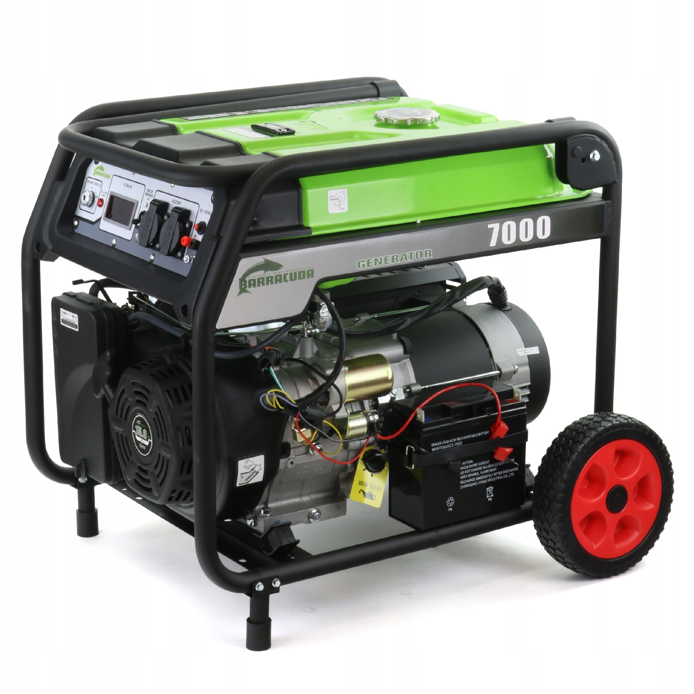 Single-phase generator set NA GAZ 7000 W 7kW 9kVA 230V LPG Packaging status original