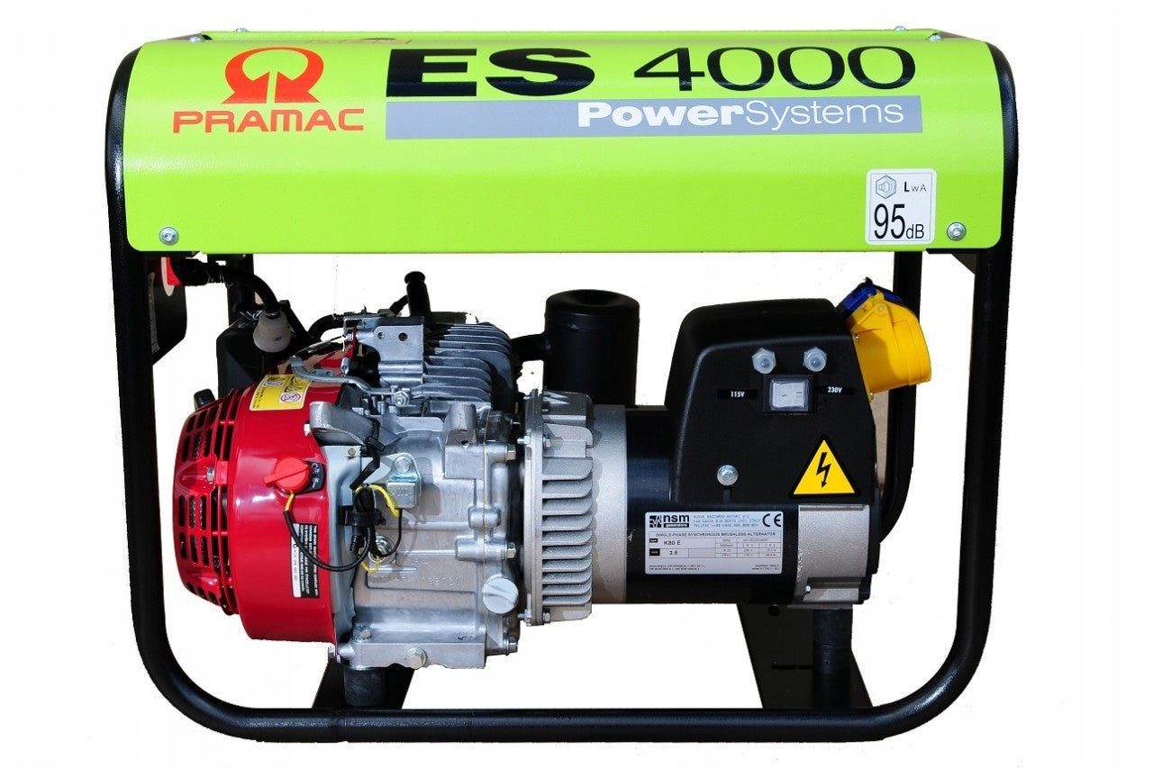 Single-phase generator set Pramac ES4000 Honda GX200 3.1kW Packaging status original