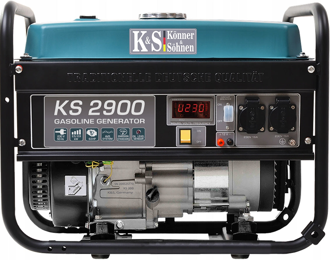 Single-phase portable generator set Könner & Söhnen 2900 W petrol