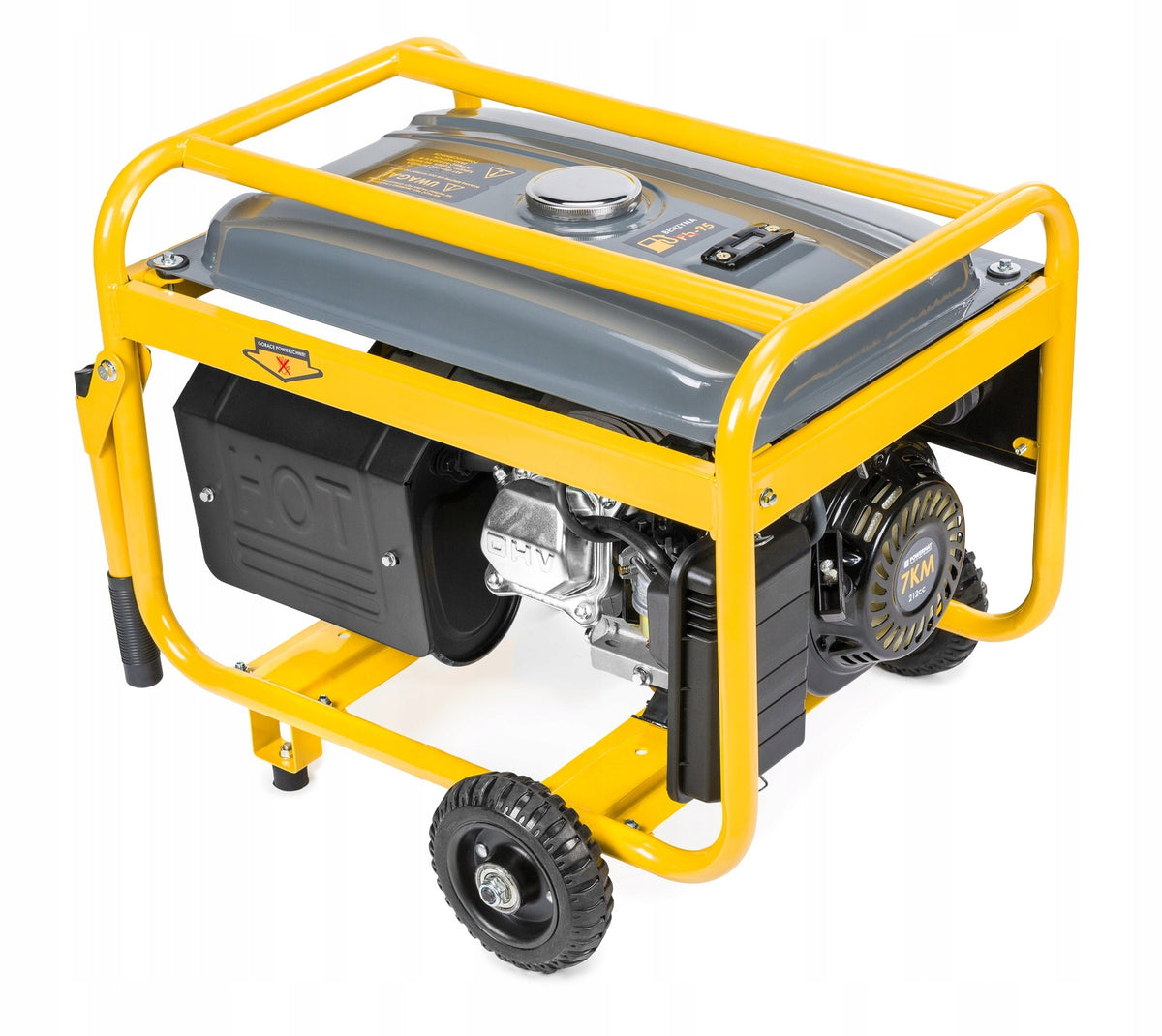Single-phase portable generator set Powermat 6500 W petrol Brand Powermat