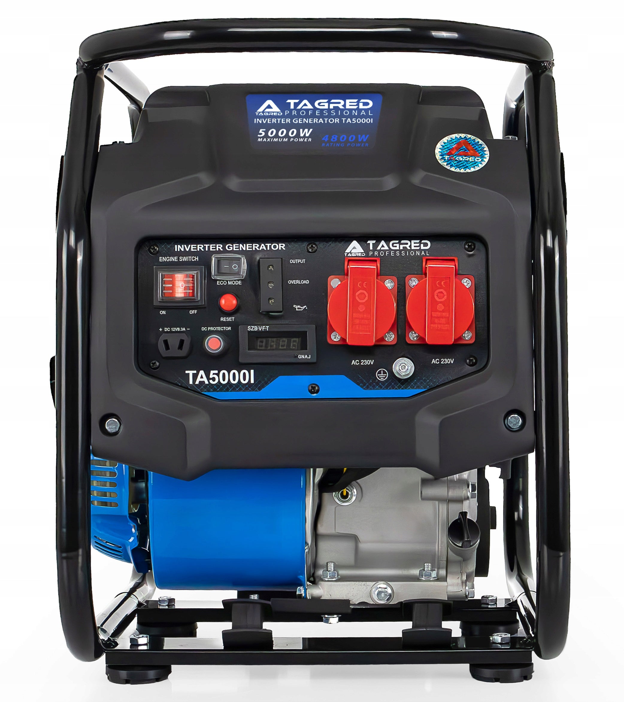 Single-phase portable generator set Tagred 5000 W petrol+FREEBIE Brand Tagred