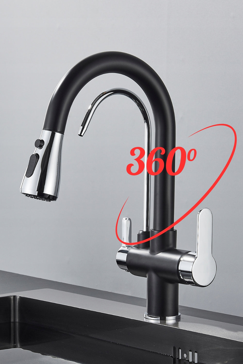 Sink Filter Aquaphor Undersink with Kitchen Faucet Three-Way PZH Manufacturer code Zestaw Filtrujący Z=CK.00016-450