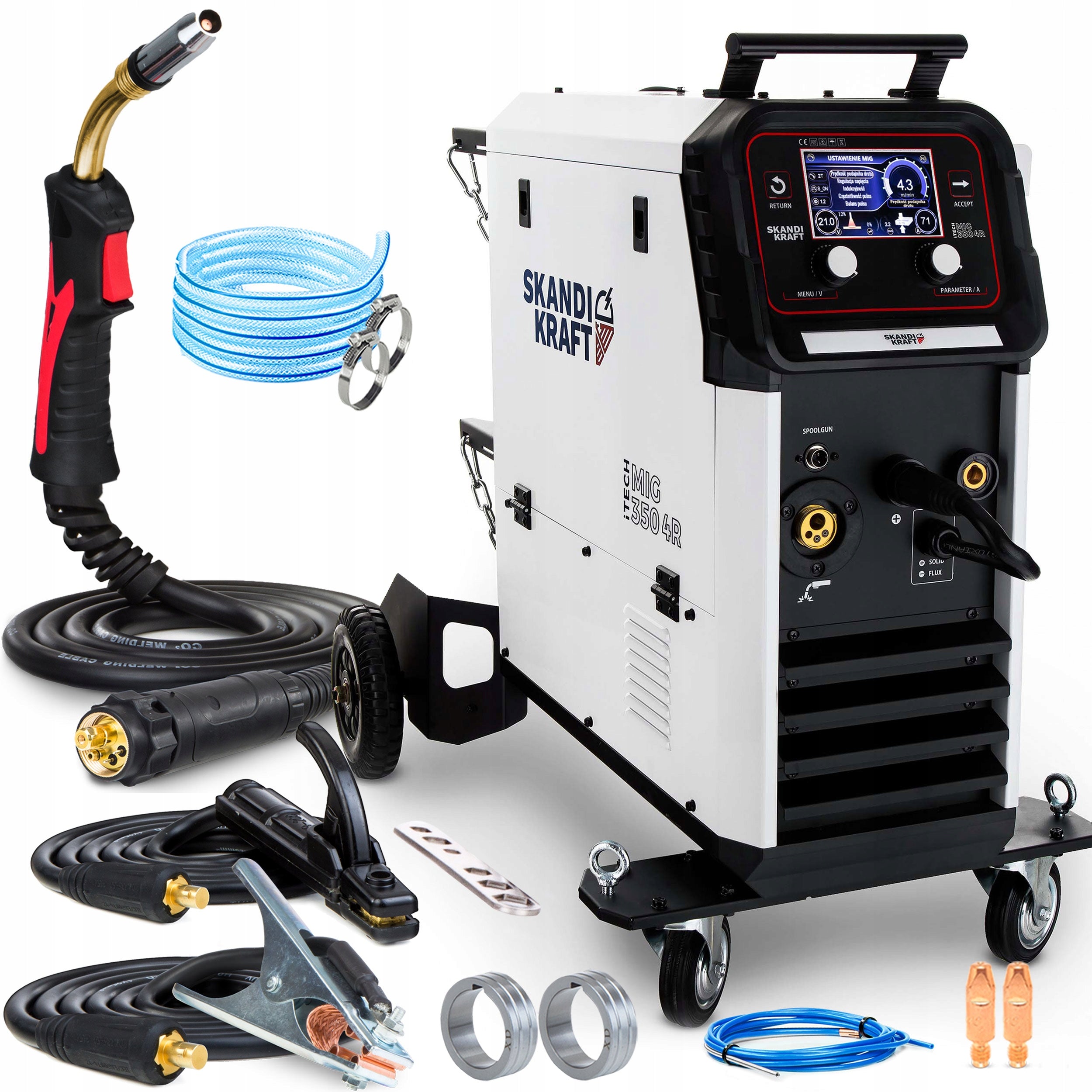 Skandi Kraft iTech MIG 350 4R 3in1 350A SYN inverter welder Manufacturer code iTECH MIG 350