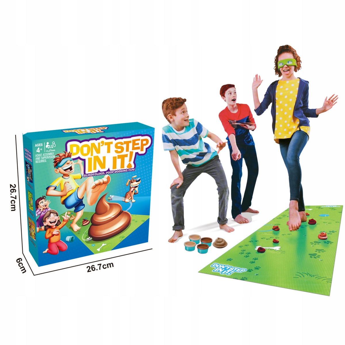 Skill Game Don't Step Into This Family Mat Funny Fun Drawing Manufacturer code 6063033717