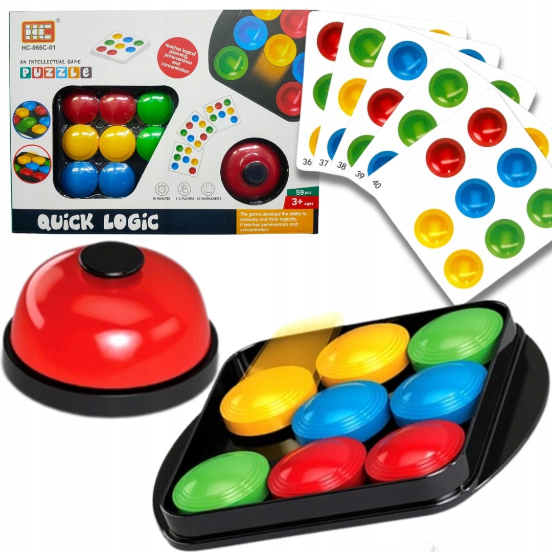 Skill Puzzle Game QUICK LOGIC 59 el. for children 3+