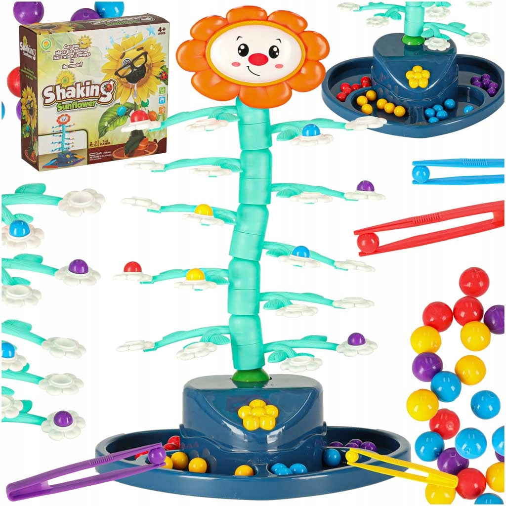 Skill game Dancing sunflower flower 4 players