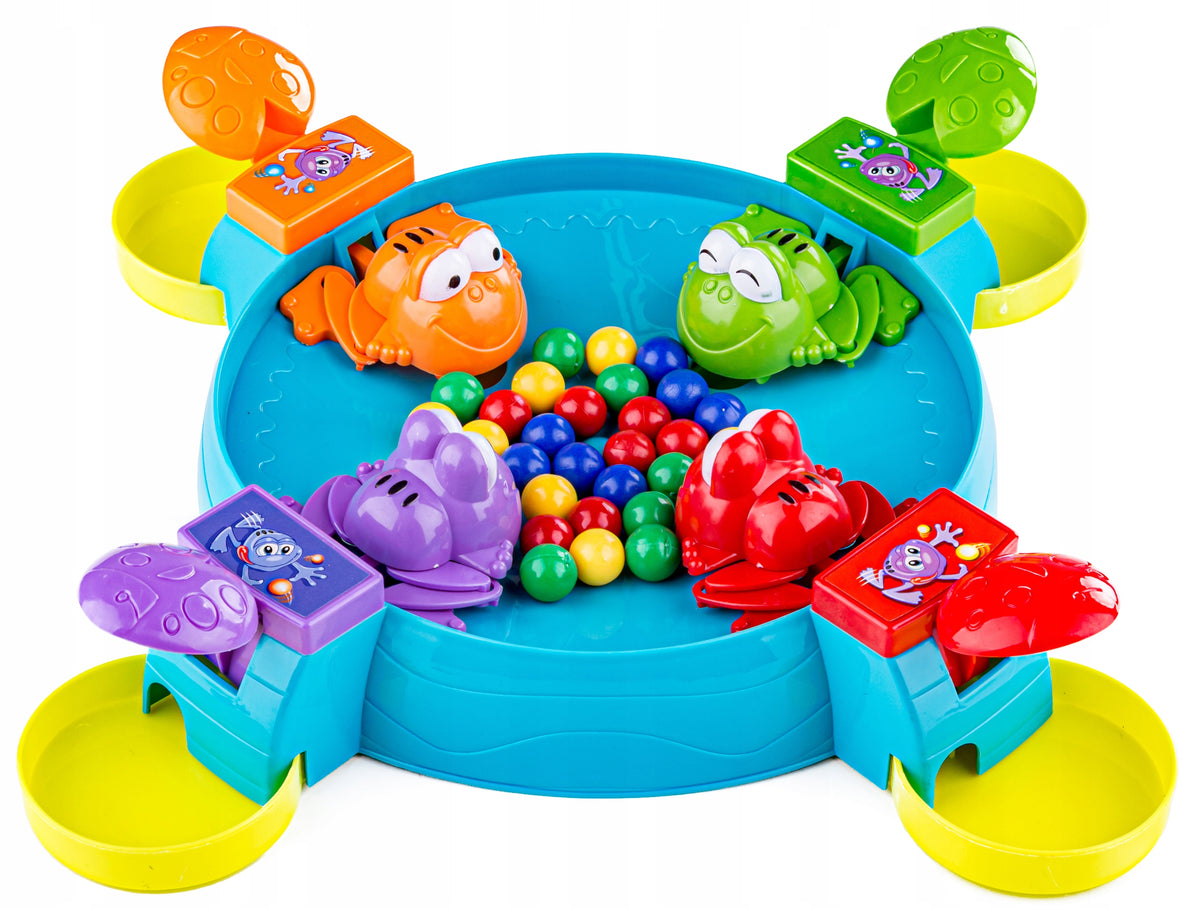 Skill game for reflexes Feeding Frogs Balls Hungry Happy Frogs Manufacturer code Gra Zabawka Głodne żabki dla dzieci