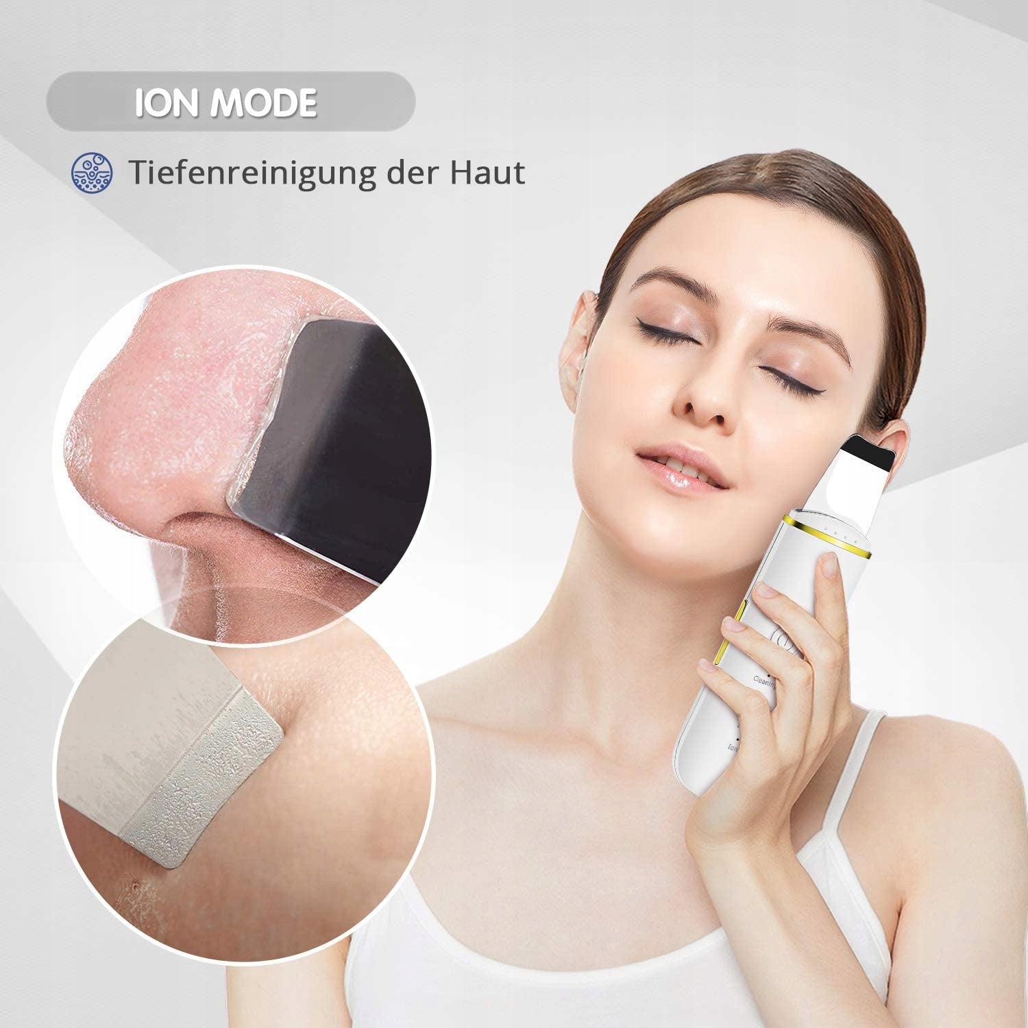 Skin Scrubber – Blackhead Removal Device Power supply rechargeable battery