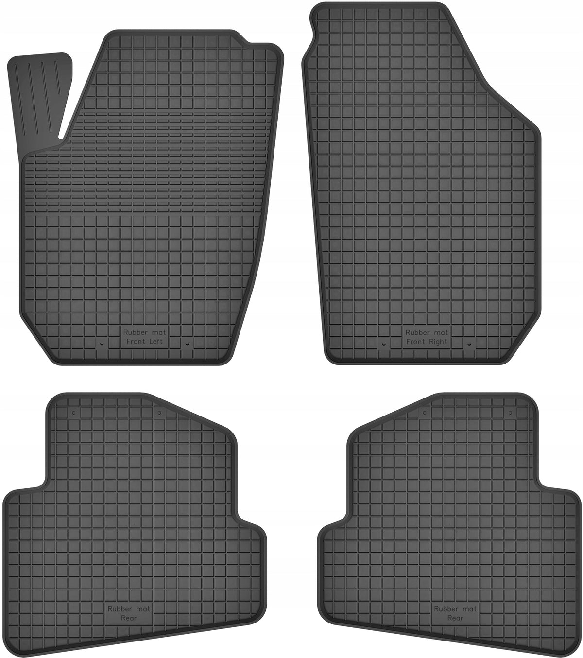 Skoda Fabia 2 (07-14) CAR MATS RUBBER