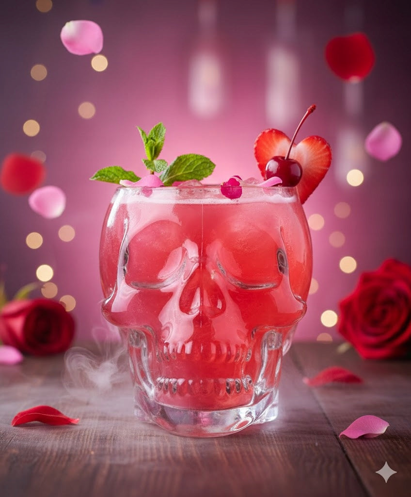 Skull Glass Skull Tiki Mug 350ml, gift Packaging status original