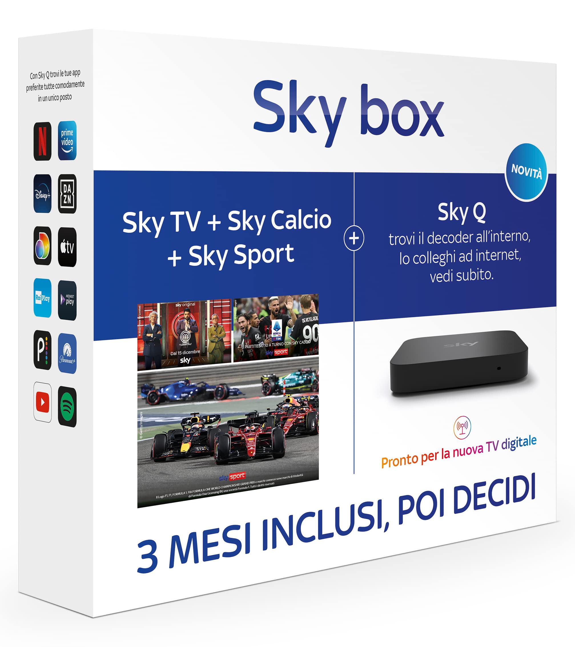 Sky box with 3 Months Sky Tv + Sky Football +