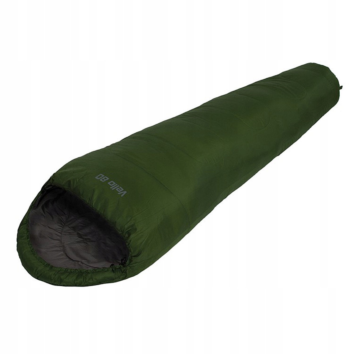 Sleeping Bag Campus VELLO 80 synthetic mummy green 740 g