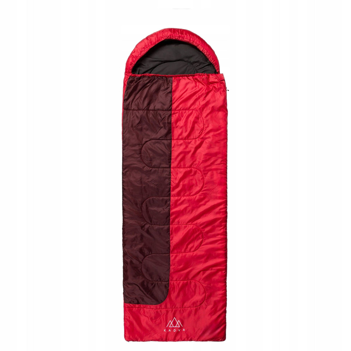 Sleeping bag KADVA Dorma L left red 220x75 Lightweight Tourist with cover