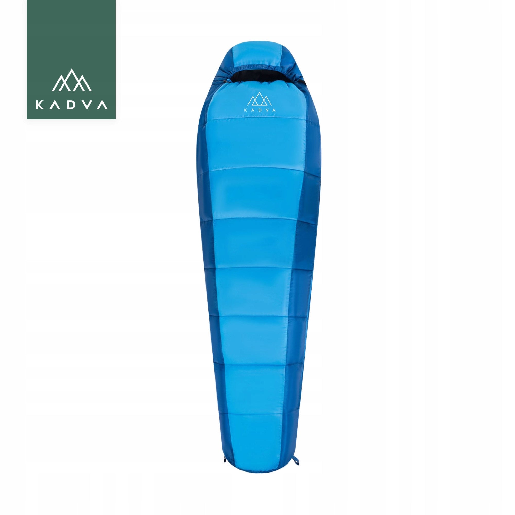 Sleeping bag KADVA Faran L left blue OS 220x80cm tourist mummy cover Manufacturer code KDV-B4B045-BL