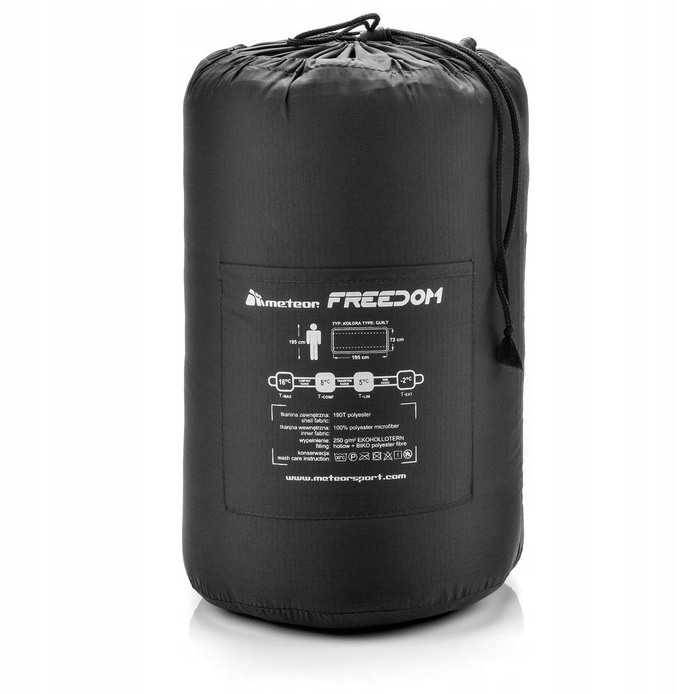 Sleeping bag Meteor Freedom 195x72 PRODUCT Polish black Manufacturer code 81160