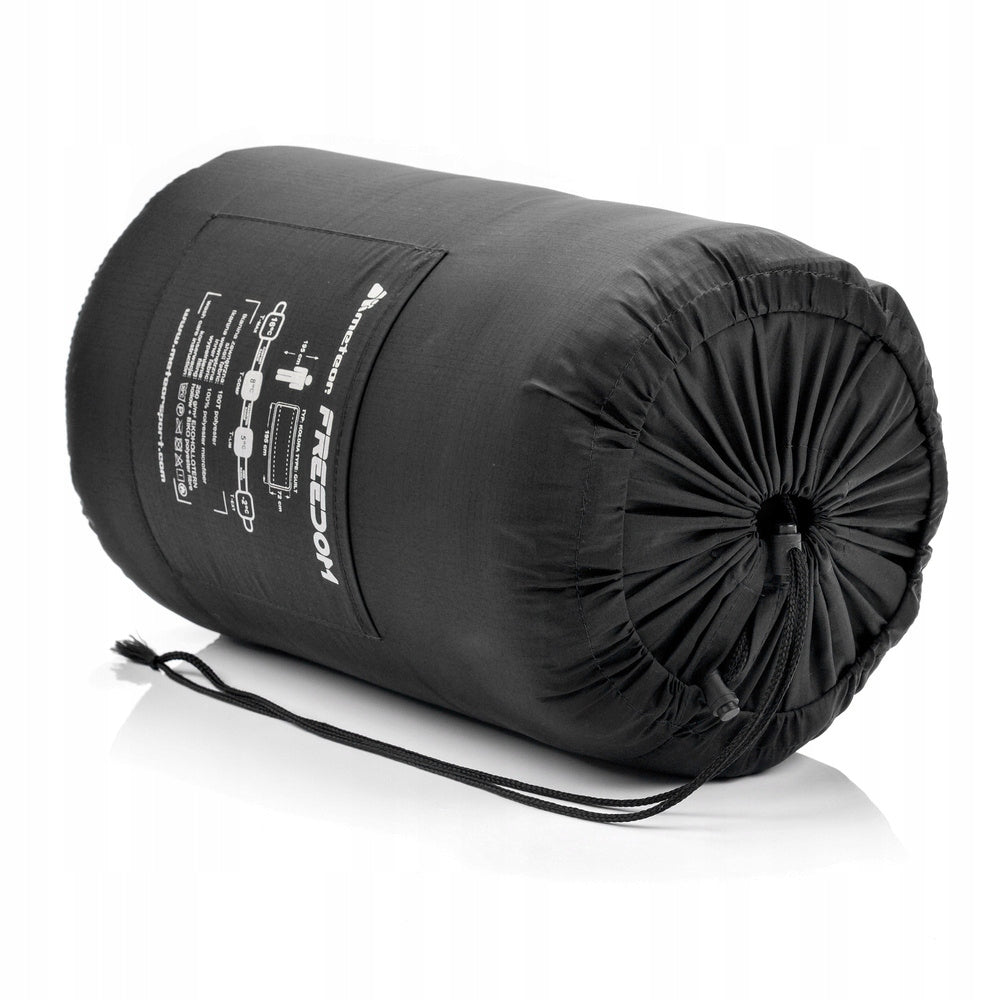 Sleeping bag Meteor Freedom 195x72 PRODUCT Polish black Packaging status original