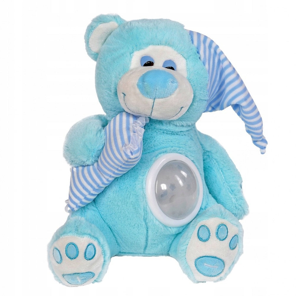 Sleeping bag blue with projector Projector Madej