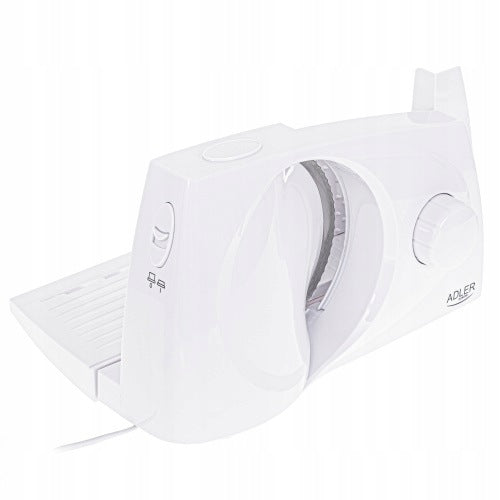 Slicer ADLER AD 4703 170 mm Folding Adjustment 0-15 mm White 150 W Manufacturer code AD4703
