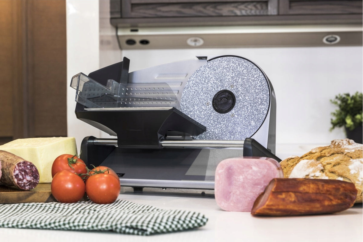 Slicer Cecotec Rock’nCut Twin 180W 0-15 mm Two Discs Silver Packaging status original