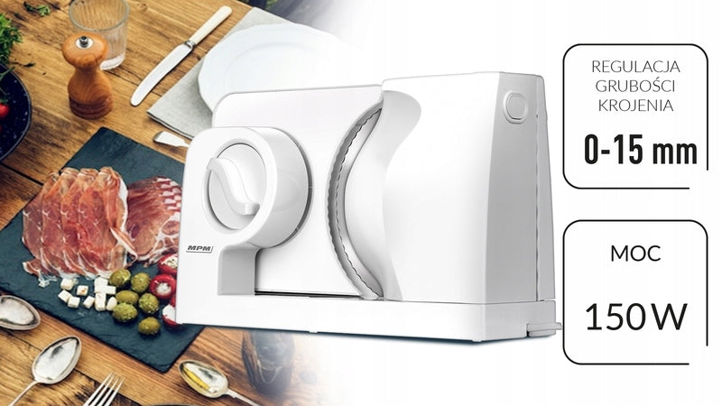 Slicer for bread cheese cold cuts MKR-05 strong 150W Packaging status original