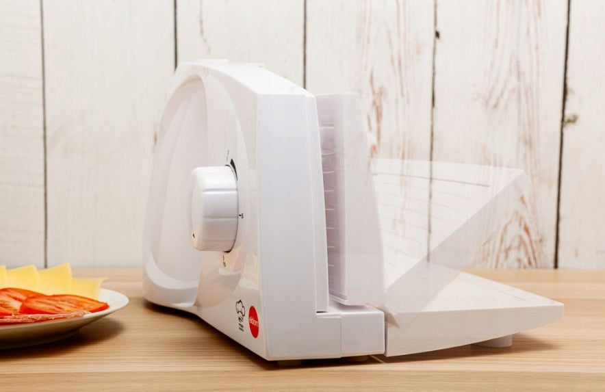Slicer for bread cold cuts electric cheese Eldom KR100 white 100 W Manufacturer code KR100