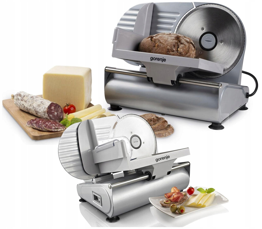 Slicer machine Gorenje R 506 E INOX for bread cheese cutting