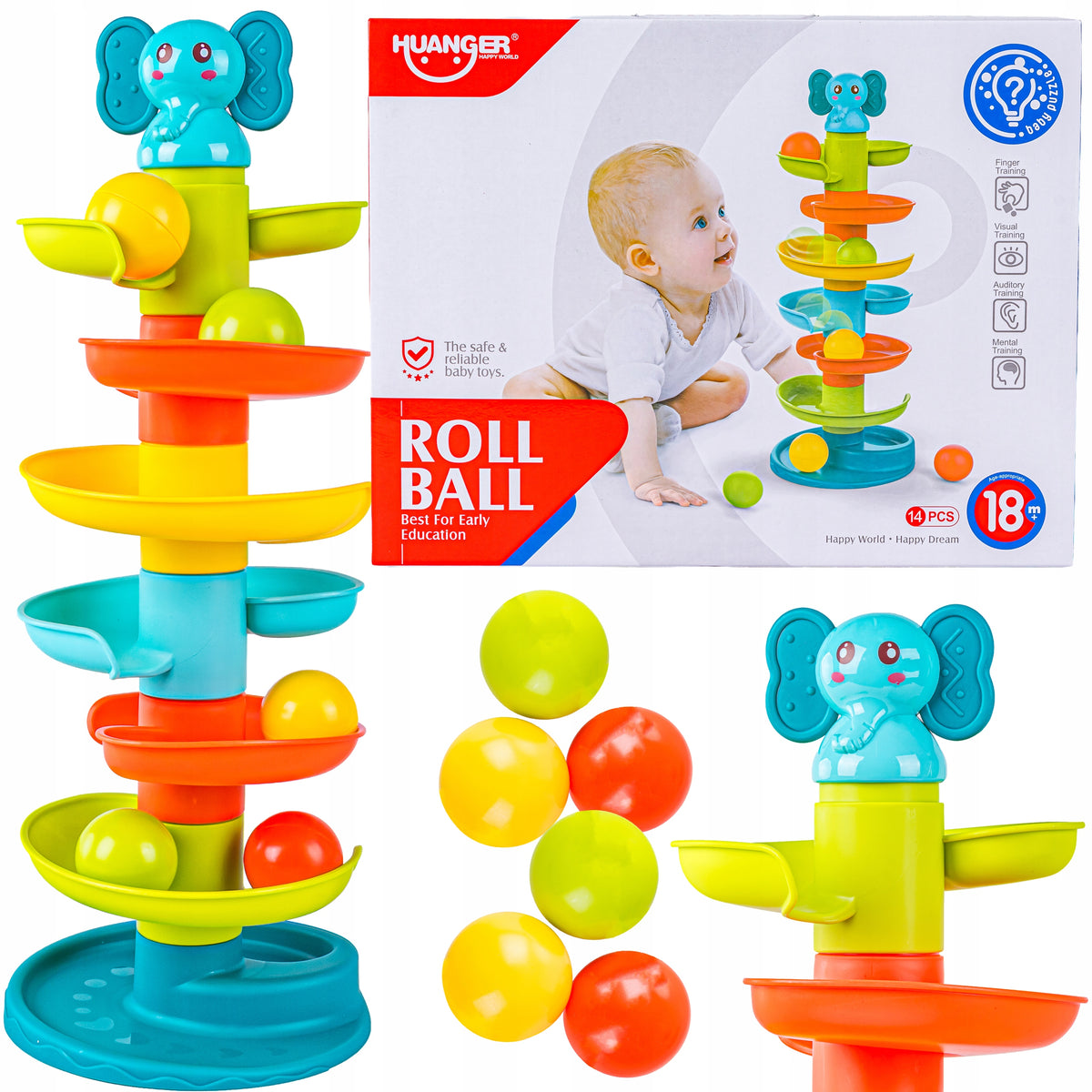Slide For Balls Ball Track Tower Kulodrom Colorful Balls Child