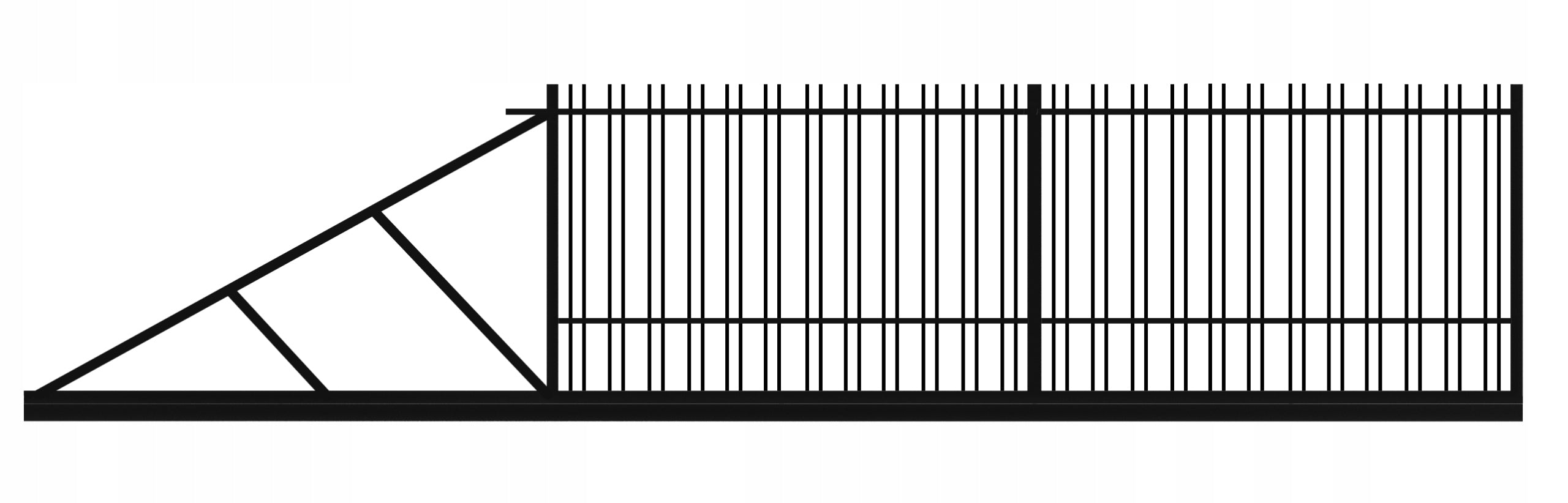 Sliding entrance gate MERKURY matmet