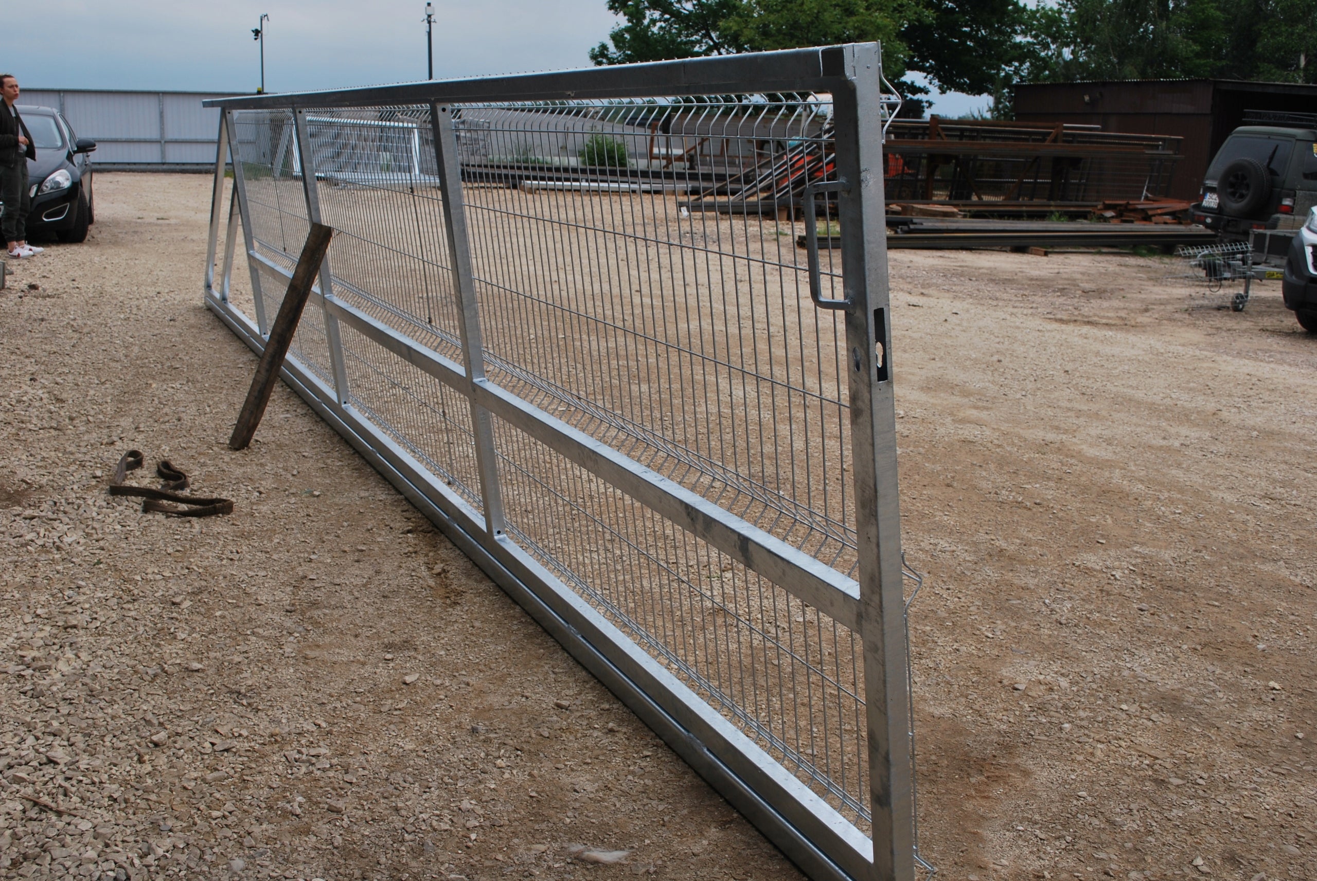 Sliding gate 600 x 143cm Panel 6m Zinc , Delivery in 2 days , DERMET Brand Dermet