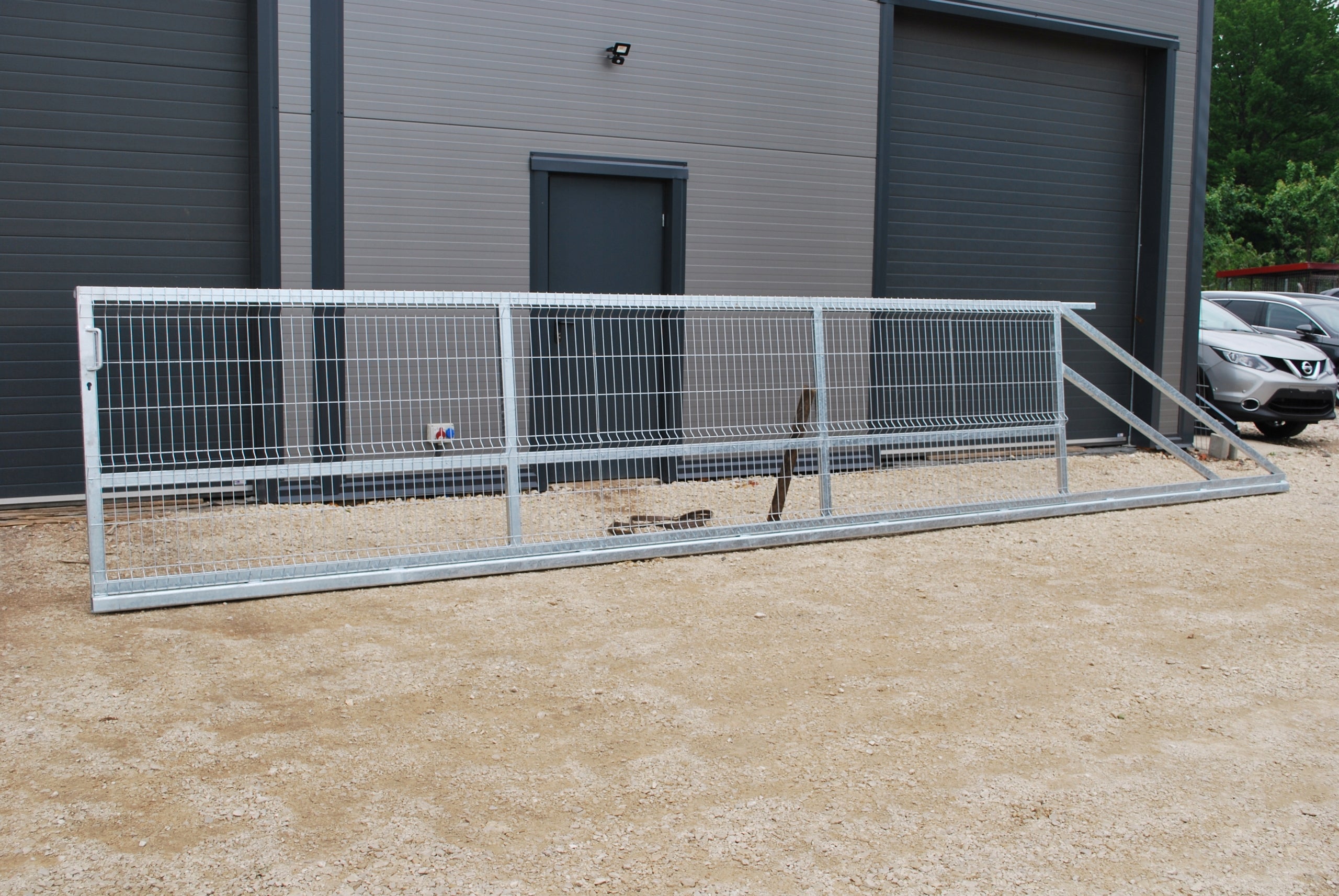 Sliding gate 600 x 143cm Panel 6m Zinc , Delivery in 2 days , DERMET