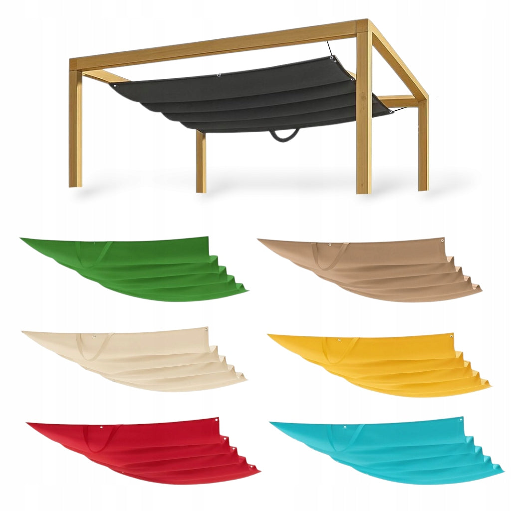 Sliding sail 1,5x2 waterproof balcony terrace system 2 links