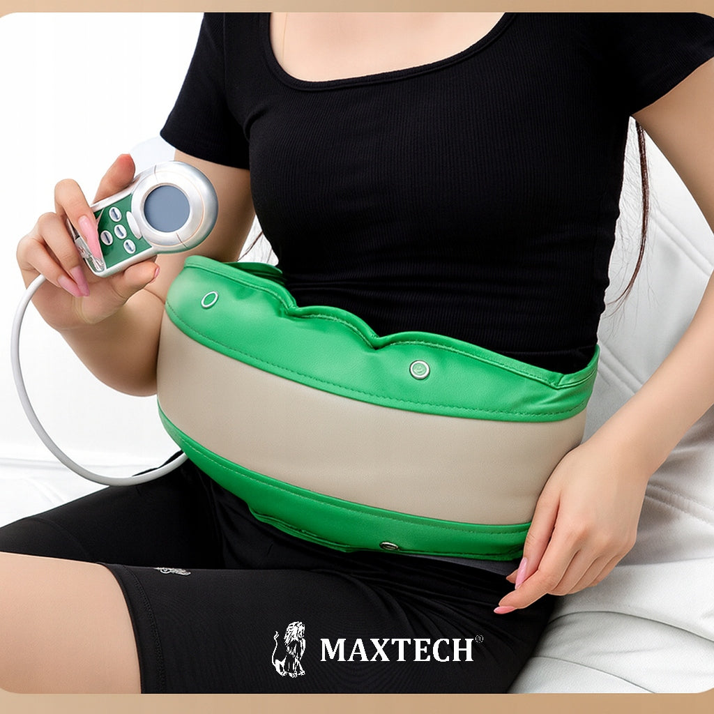 Slimming Massage Belt Powerful Body Vibration Massager with Heating Manufacturer code Pas masujący masażer pas wibracyjny MAXTECH