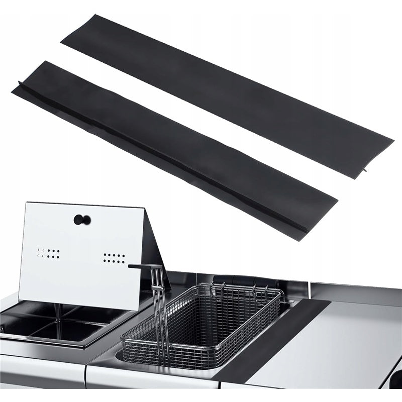Slotted Strip for Kitchen Countertop – 2 Pack Silicone Cover Black Manufacturer code zengyong