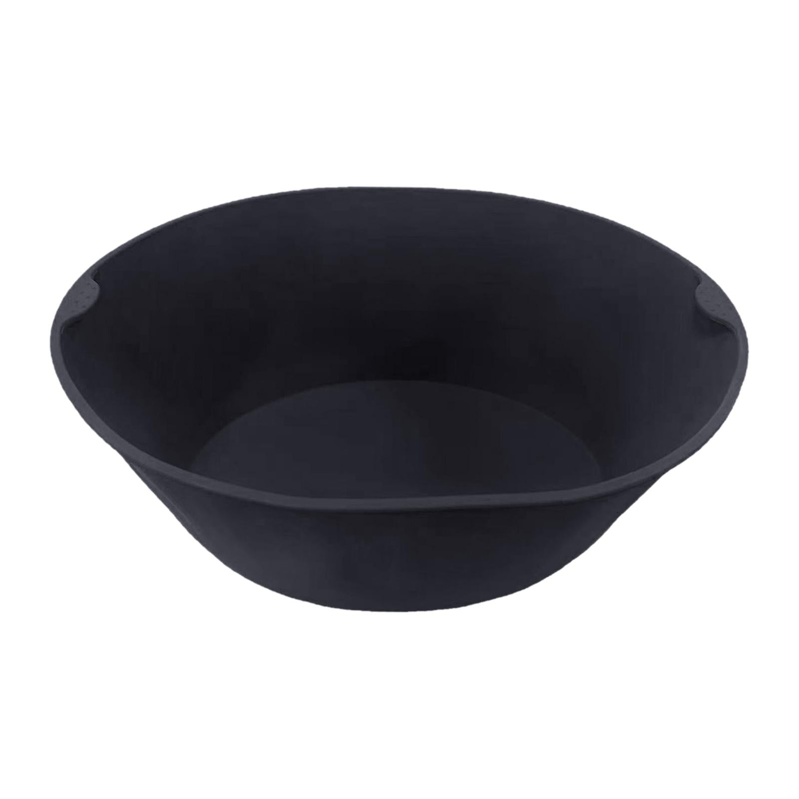 Slow Cooker Liner Leakproof Heat Resistant Silicone Kitchen Black Dominant color black