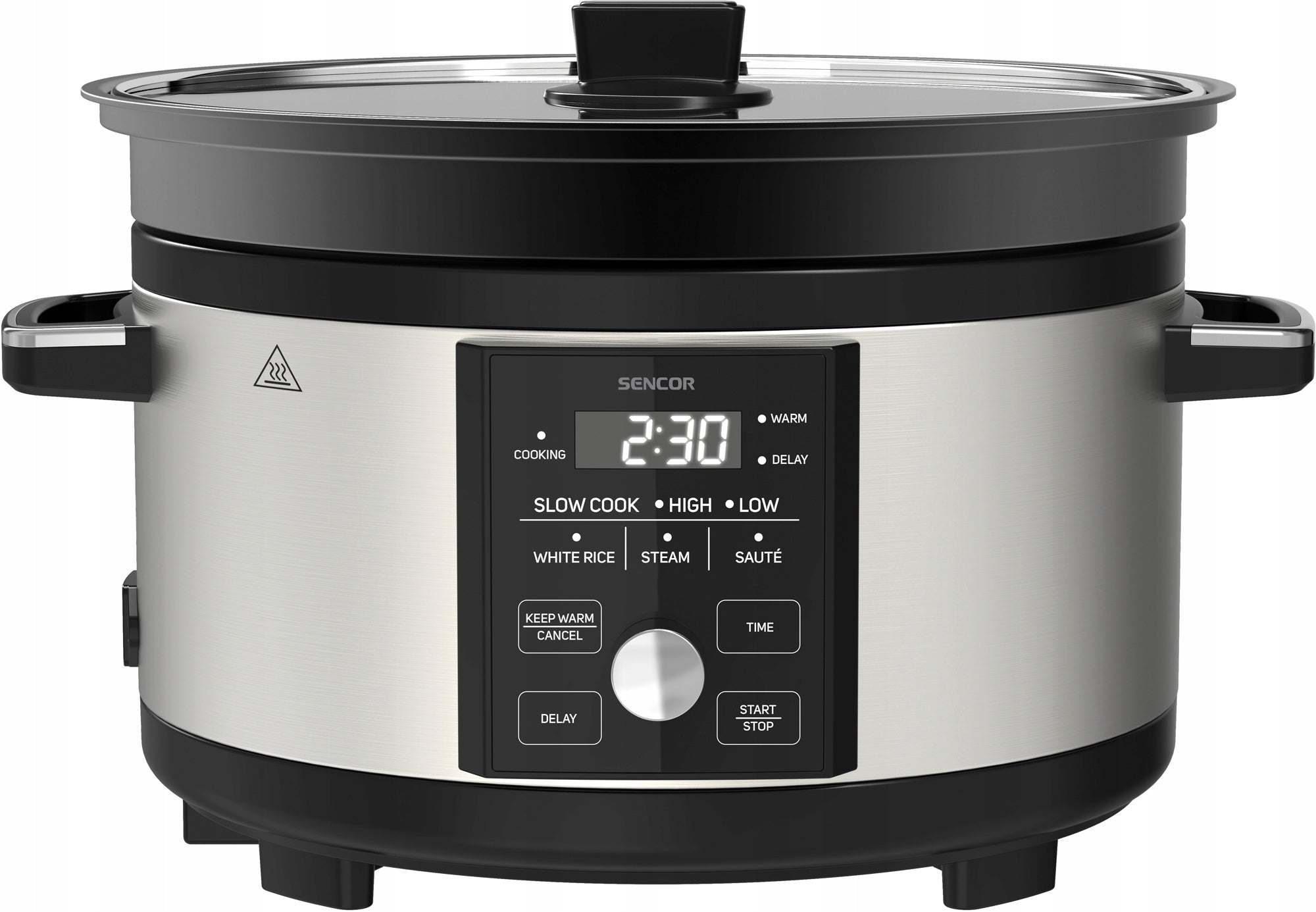 Slow Cooker Sencor SPR5520SS Bowl 5.5L 1000W 5 cooking programs INOX Brand Sencor