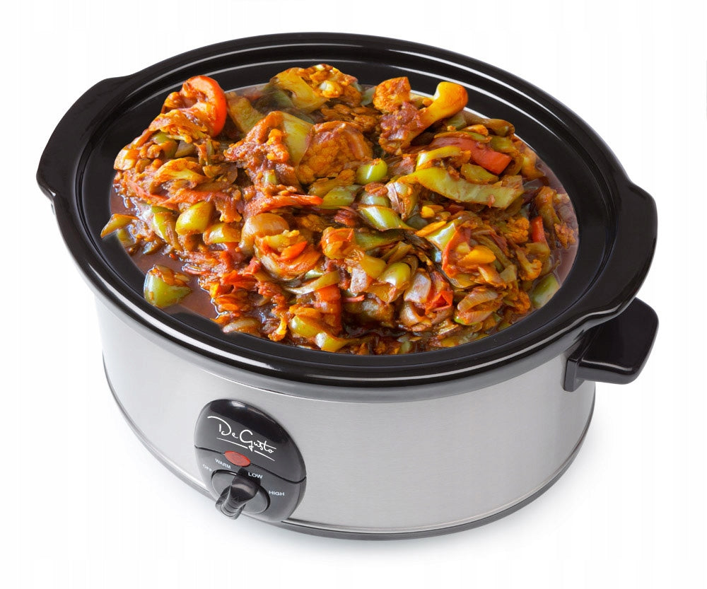 Slow Cooker Steamer with Stoneware Bowl 200 W 3,5 L Brand De Gusto