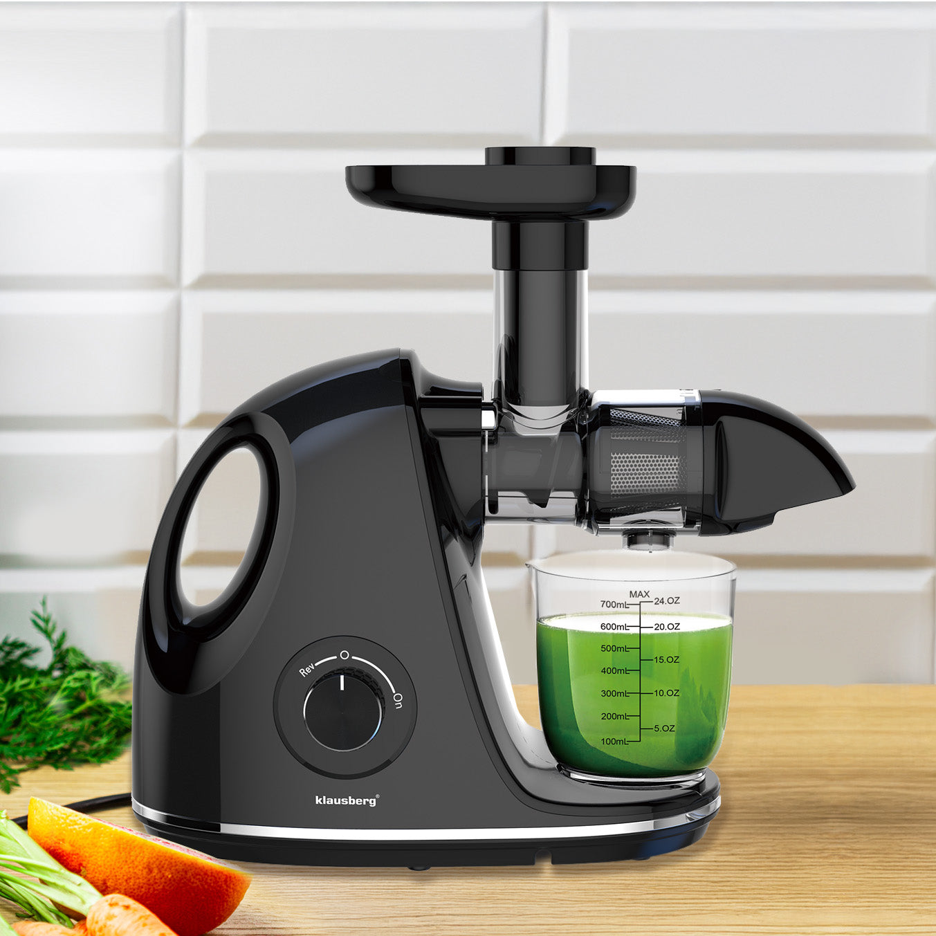Slow Juicer 150W Fruit Vegetable Juice COLD PRESS KLAUSBERG 7861 Manufacturer code KB-781