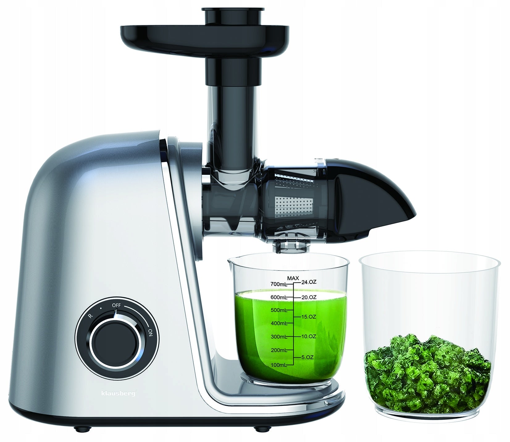 Slow Juicer 150W Fruit Vegetable Juice COLD PRESS KLAUSBERG 7868