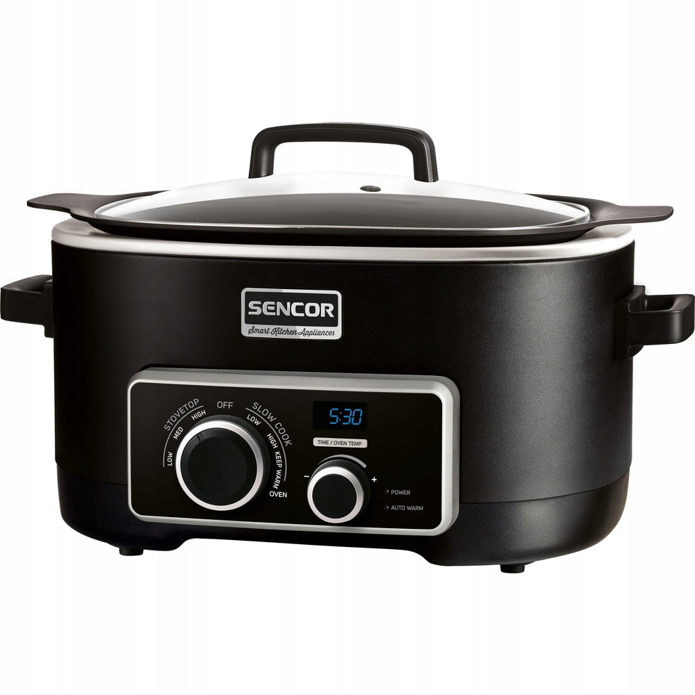 Slow cooker 5,5L multifunctional SPR 6100BK Sencor