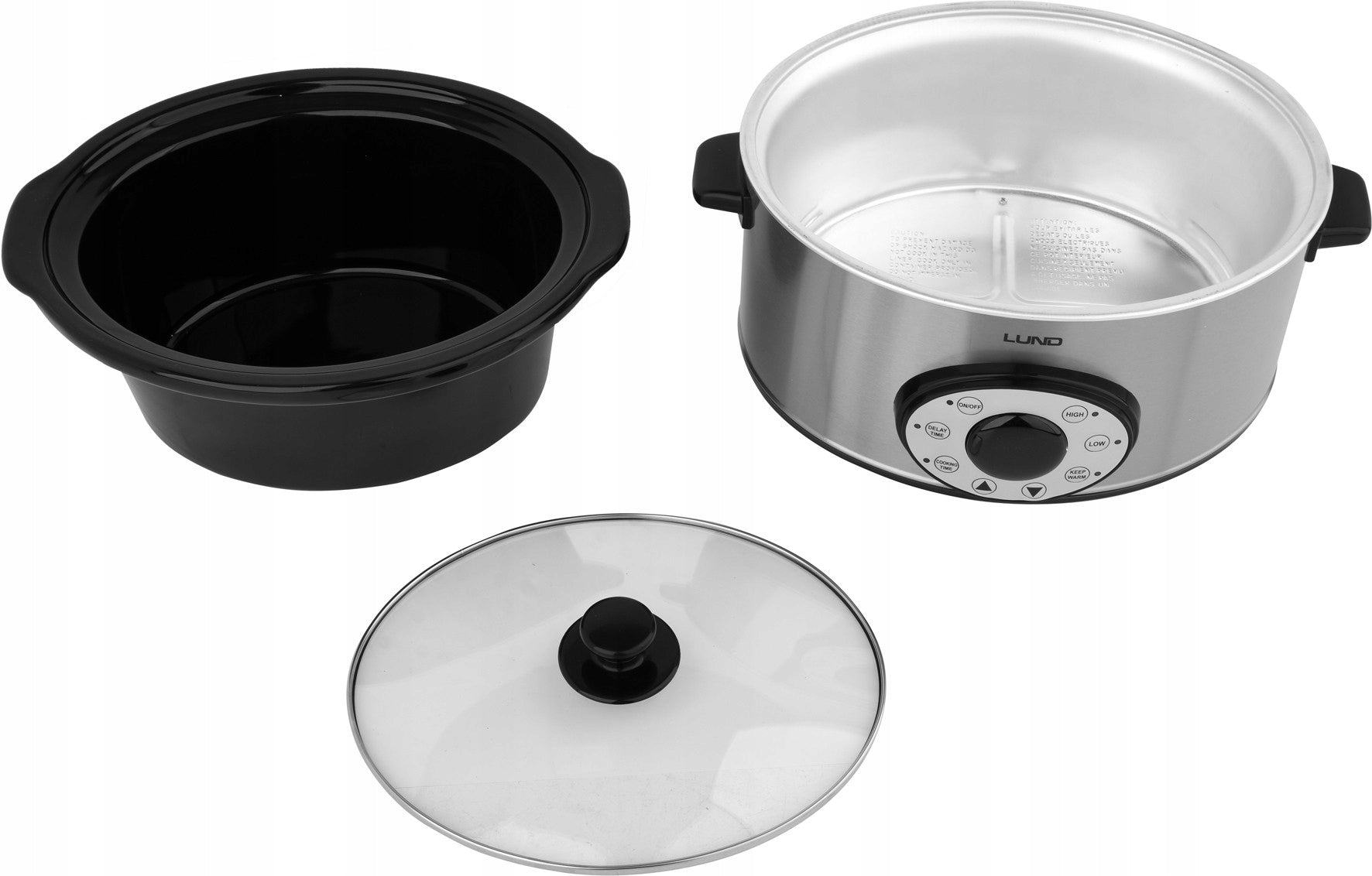 Slow cooker Lund 67660 4,5 l silver/grey 280 W Brand Lund