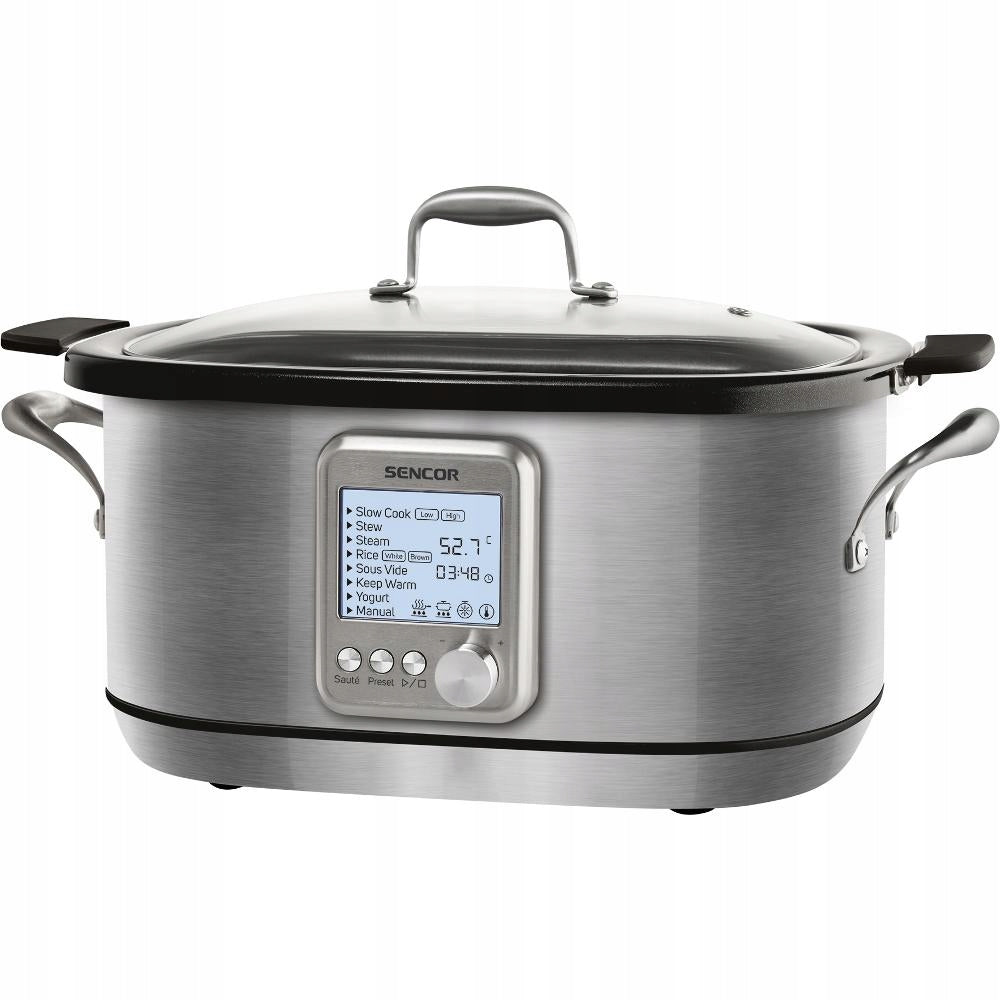 Slow cooker Sencor SPR 7200SS 6l 1250W rice sous vide 8 programs thermostat