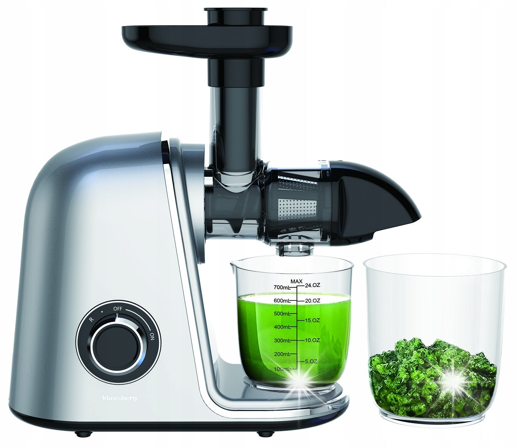 Slow juicer 150W for fruit and vegetables KLAUSBERG KB-7868